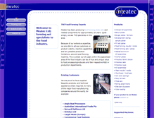 Tablet Screenshot of meatec.co.uk